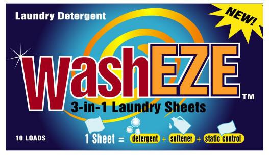 WashEZE 10-10 Loads in Each Bag - Scented