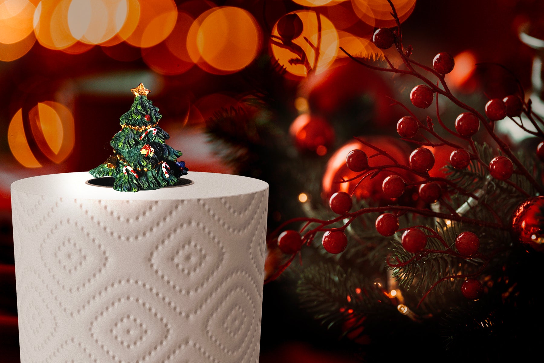 Toppers Paper Towel Holder With Interchangeable Tops for All Holidays